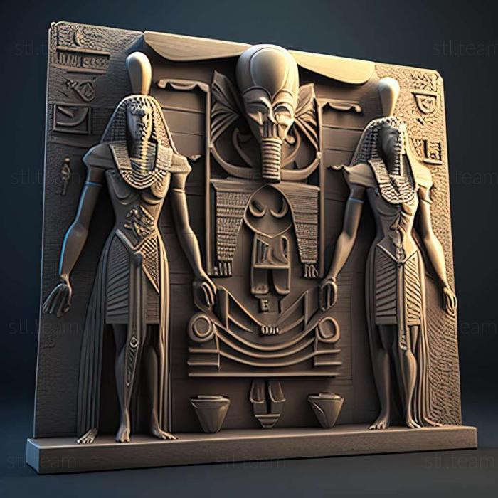 3D модель Игра Египетское пророчество Судьба Рамзеса (STL)